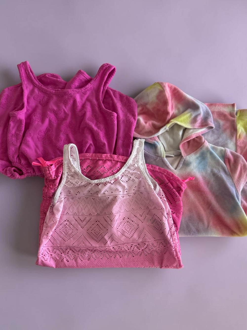 Girls Swim Cover Ups Lot of 3 Medium Size 8